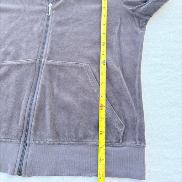 Juicy Couture Terrycloth Vintage Y2K Juice Couture Terry Collared zip up Sweater - Picture 7 of 11